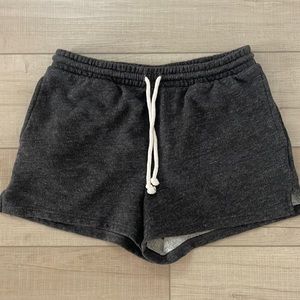 American Eagle high rise sweat shorts size small